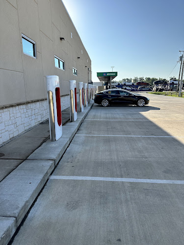 Tesla Supercharger EV Charging Station at TA Express