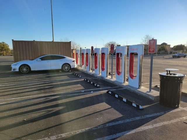 Tesla Supercharger in Palmdale California