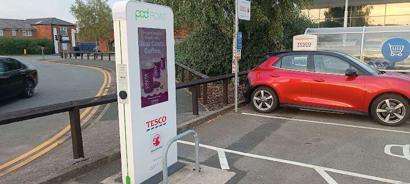 Pod Point Charging Station EV Charging Station at Long Causeway
