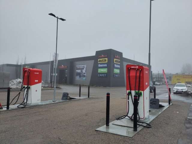 Circle K Charging Station in Larvik Norway 3262