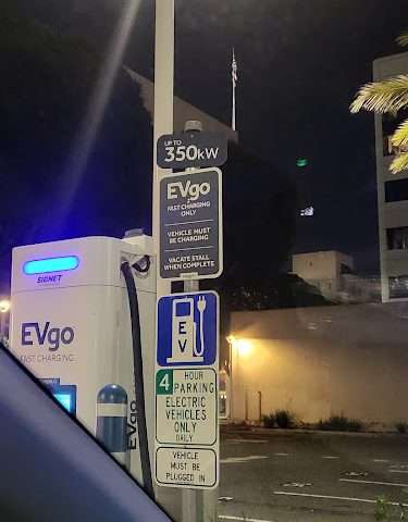 EVgo Charging Station in Santa Monica California