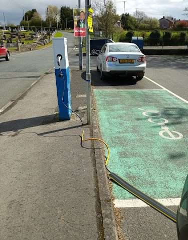 ESB Energy Charging Station in Enniskillen United Kingdom of Great Britain and Northern Ireland