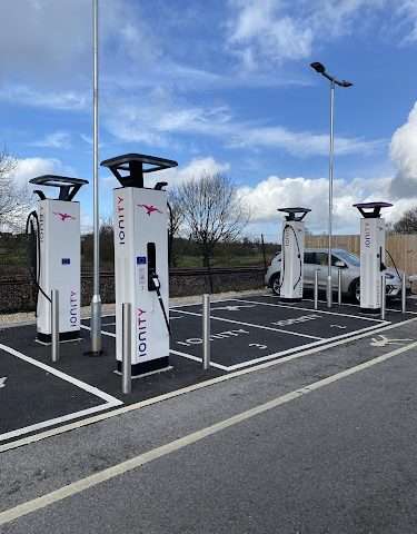 IONITY Charging Station in Cullompton United Kingdom of Great Britain and Northern Ireland
