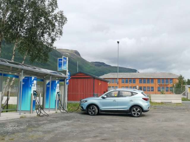 Mer Charging Station in Bjerkvik Norway 8530