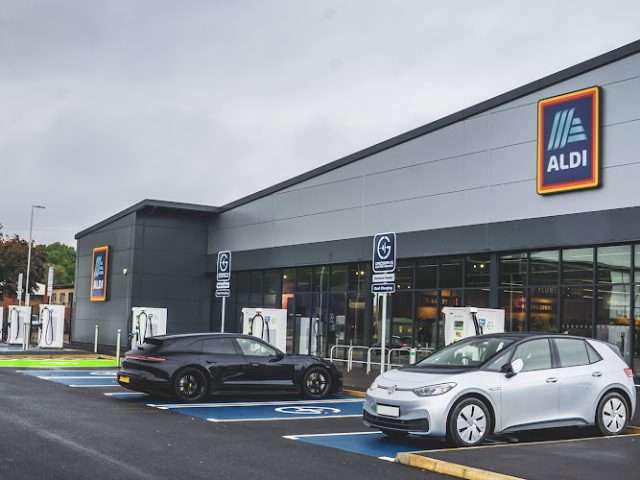 GRIDSERVE Charging Station in Lincoln United Kingdom of Great Britain and Northern Ireland