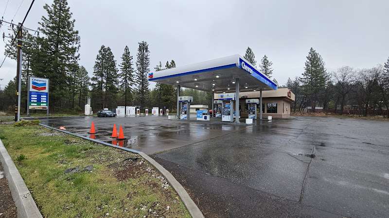 Tesla Supercharger EV Charging Station at Extra Mile Chevron