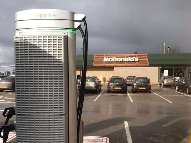 InstaVolt Charging Station in Castleford United Kingdom of Great Britain and Northern Ireland