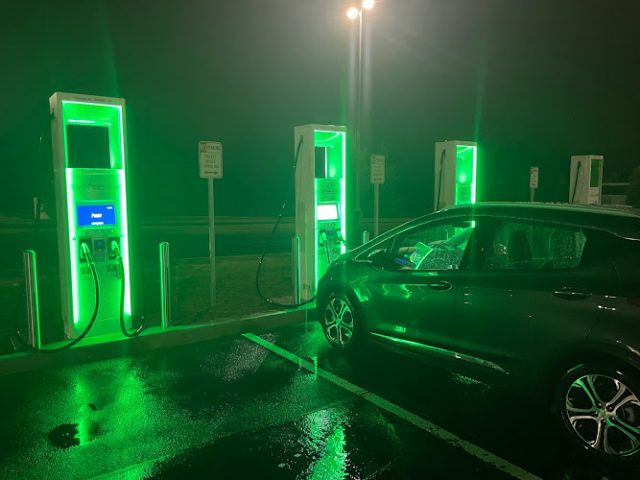 Electrify America Charging Station in Pottstown Pennsylvania