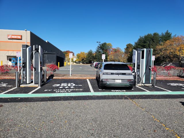 Electrify America Charging Station in Chicopee Massachusetts
