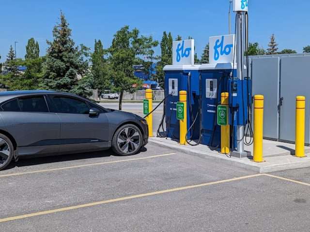 Flo Charging Station in Pickering Ontario Canada