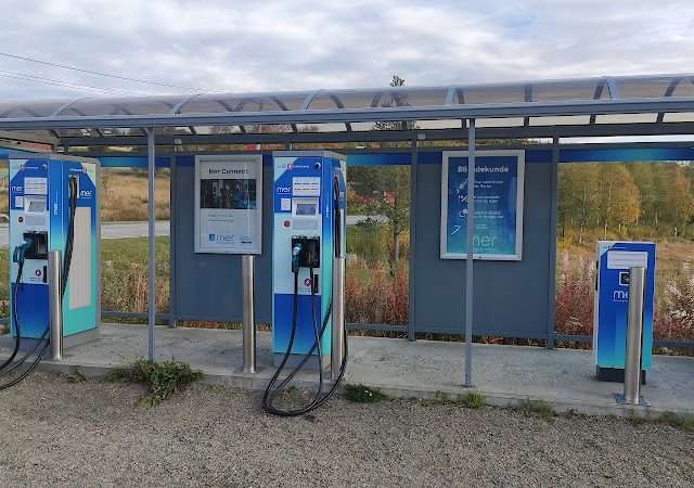Mer Charging Station in Storjord i Tysfjord Norway 8275