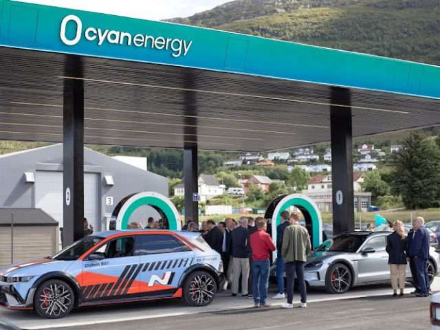 Cyan Energy Charging Station in Hareid Norway 6060