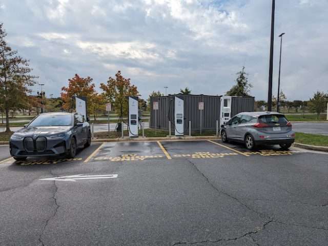 Electrify America Charging Station in Dulles Virginia
