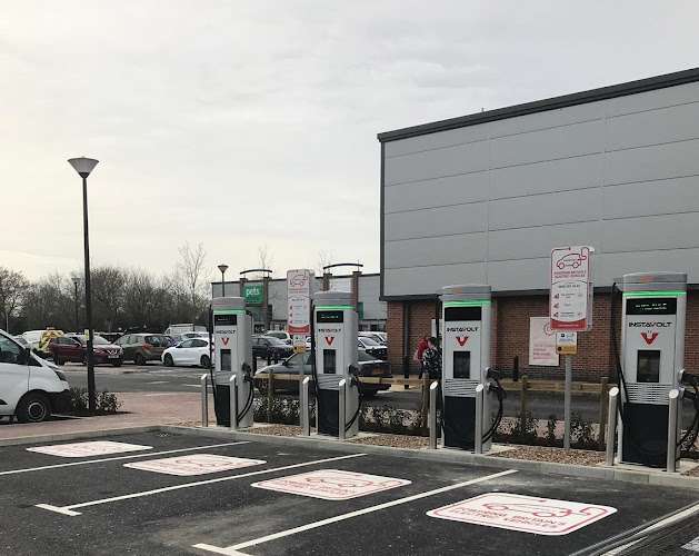 InstaVolt Charging Station EV Charging Station at Fairacres Retail Park