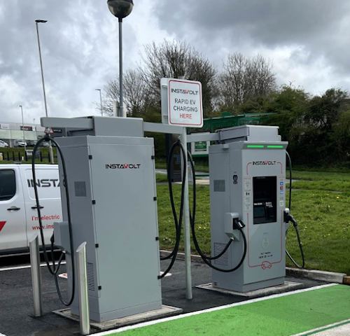InstaVolt Charging Station in Plymouth United Kingdom of Great Britain and Northern Ireland
