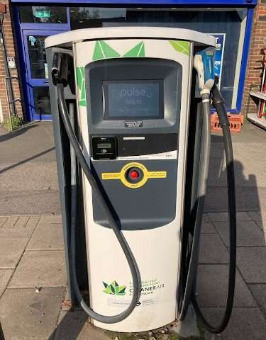 bp pulse Charging Station in Feltham United Kingdom of Great Britain and Northern Ireland