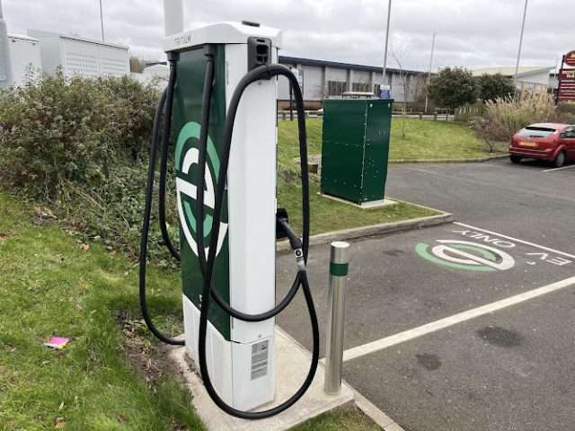 evyve Charging Station in Stoke-on-Trent United Kingdom of Great Britain and Northern Ireland