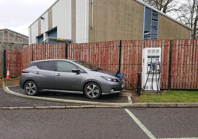 Chargeplace Scotland Charging Station in Lauder United Kingdom of Great Britain and Northern Ireland