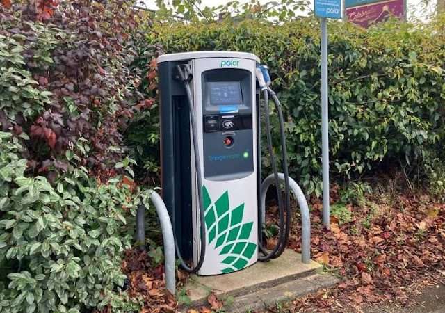 bp pulse Charging Station in Burnley United Kingdom of Great Britain and Northern Ireland