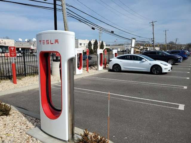 Tesla Supercharger in Plainview New York