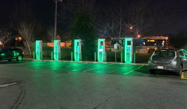 Electrify America Charging Station in New Castle Delaware
