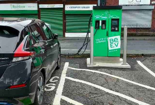Be.EV Charging Station in Heywood United Kingdom of Great Britain and Northern Ireland