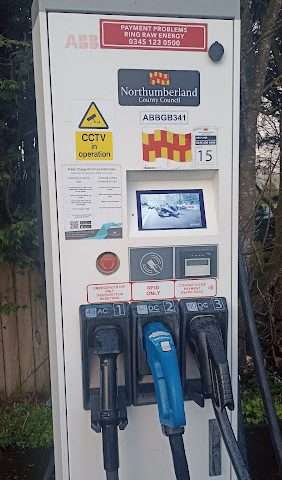 bp pulse Charging Station in Morpeth United Kingdom of Great Britain and Northern Ireland