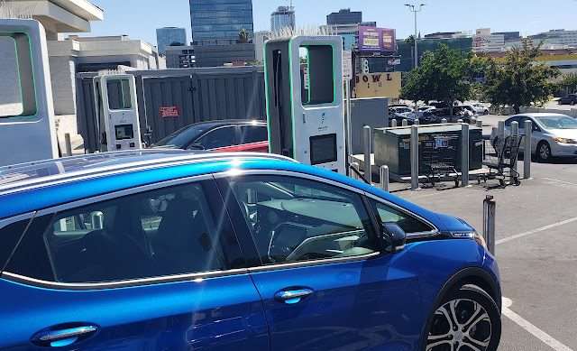 Electrify America Charging Station in Los Angeles California