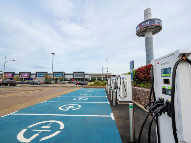 GRIDSERVE Charging Station in Birmingham United Kingdom of Great Britain and Northern Ireland