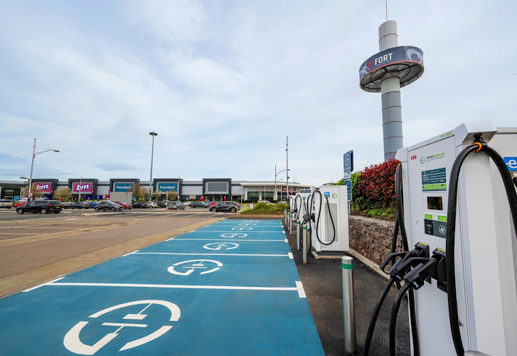 GRIDSERVE Charging Station EV Charging Station at The Fort Shopping Park