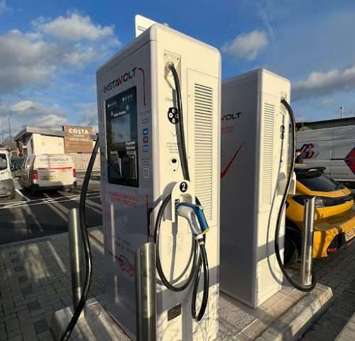 InstaVolt Charging Station in Stonehouse United Kingdom of Great Britain and Northern Ireland