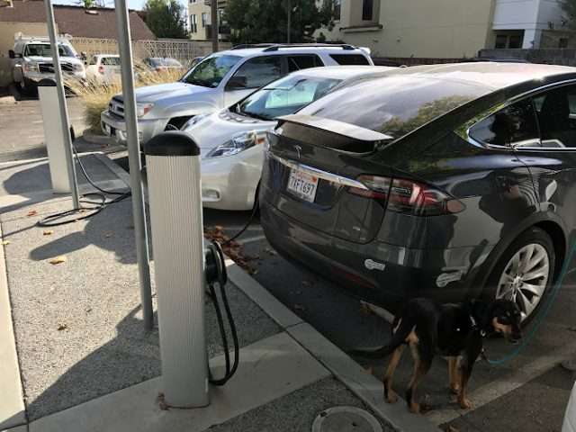 ChargePoint Charging Station in Santa Cruz California