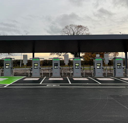 InstaVolt Charging Station in Birkenhead United Kingdom of Great Britain and Northern Ireland