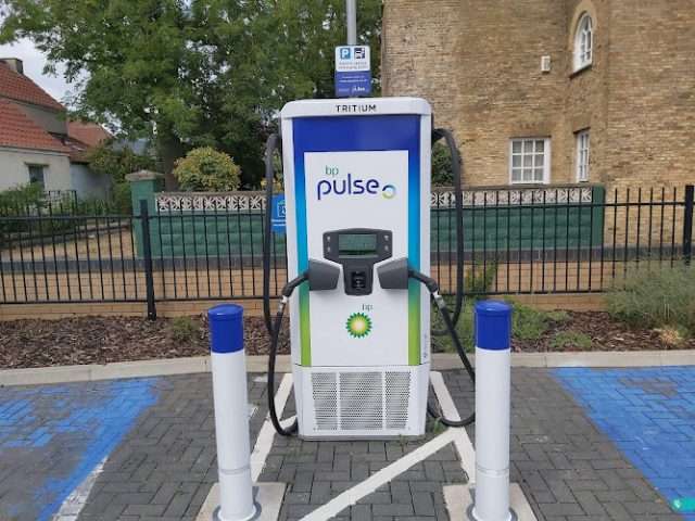 bp pulse Charging Station in Peterborough United Kingdom of Great Britain and Northern Ireland
