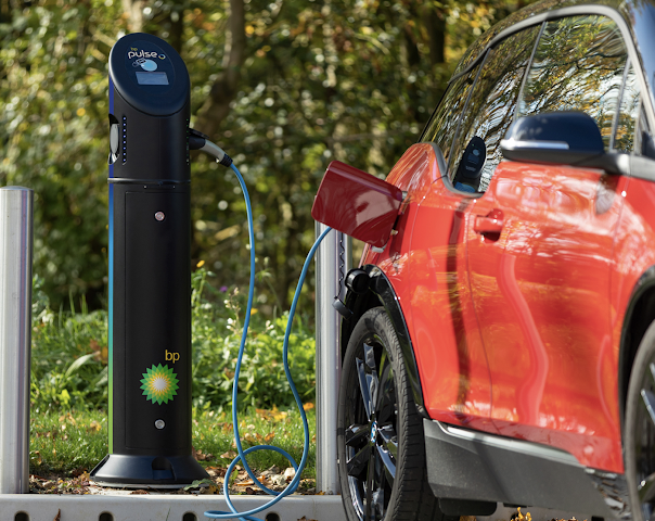 bp pulse Charging Station in London United Kingdom of Great Britain and Northern Ireland