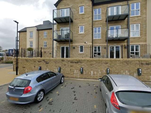 EVBox Charging Station in Ilkley United Kingdom of Great Britain and Northern Ireland