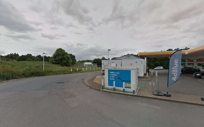 Shell Recharge Charging Station EV Charging Station at A14