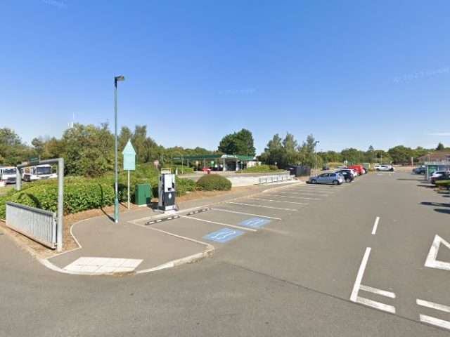 GeniePoint Charging Station in Northampton United Kingdom of Great Britain and Northern Ireland