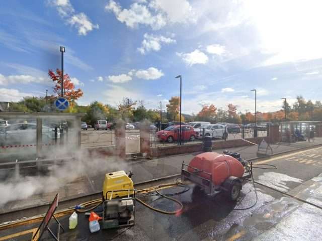 Connected Kerb Charging Station in Tredegar United Kingdom of Great Britain and Northern Ireland