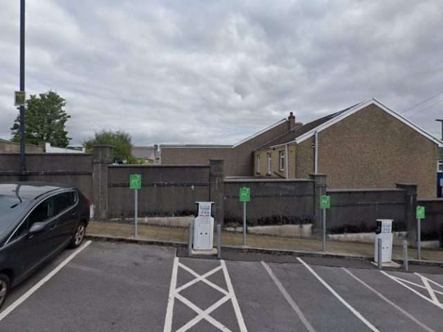 Dragon Charging Station in Ebbw Vale United Kingdom of Great Britain and Northern Ireland