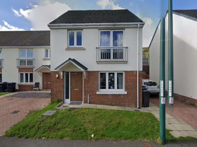 Connected Kerb Charging Station in Ebbw Vale United Kingdom of Great Britain and Northern Ireland