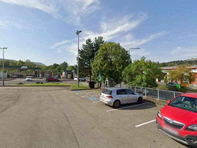 GeniePoint Charging Station in Newport United Kingdom of Great Britain and Northern Ireland