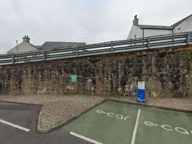 ESB Energy Charging Station in Omagh United Kingdom of Great Britain and Northern Ireland