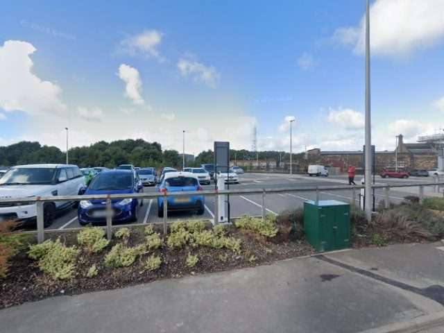 Pod Point Charging Station in Workington United Kingdom of Great Britain and Northern Ireland