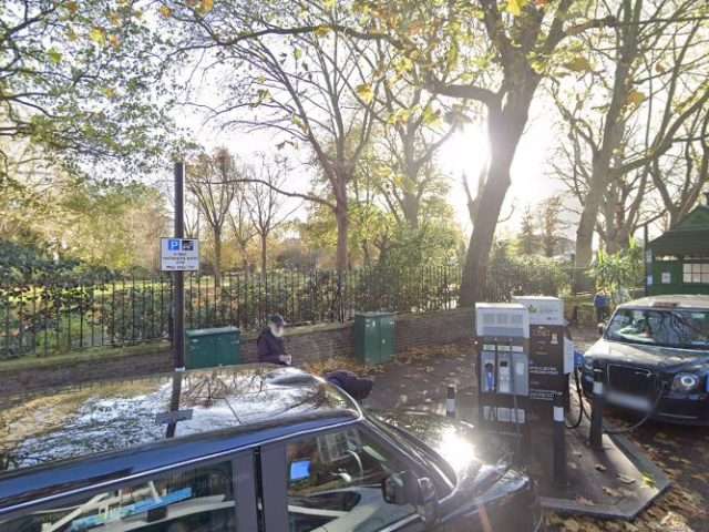 ESB Energy Charging Station in London United Kingdom of Great Britain and Northern Ireland