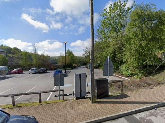 GeniePoint Charging Station in Bacup United Kingdom of Great Britain and Northern Ireland