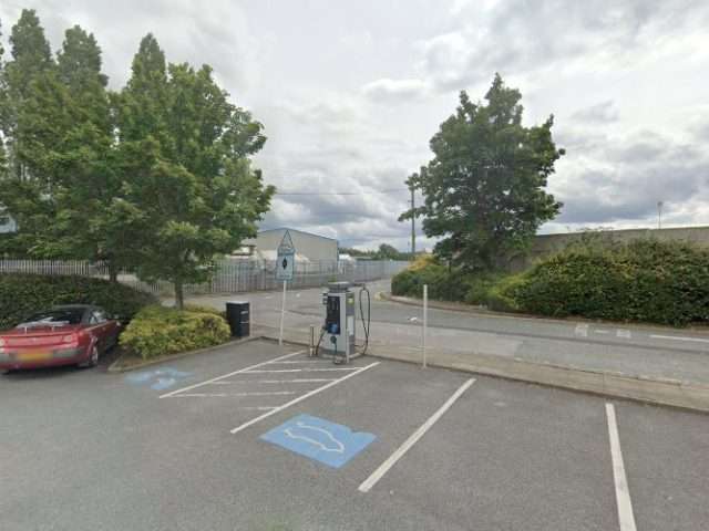 GeniePoint Charging Station in Oldham United Kingdom of Great Britain and Northern Ireland