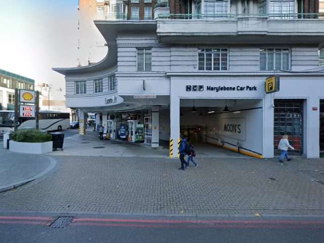 Tesla Destination Charger in London United Kingdom of Great Britain and Northern Ireland