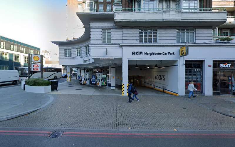 Tesla Destination Charger EV Charging Station at 170 Marylebone Rd