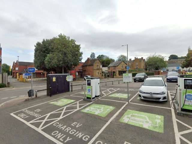 EZ Charge Charging Station in Banbury United Kingdom of Great Britain and Northern Ireland